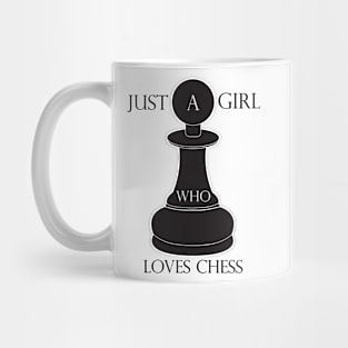 Just A Girl Who Loves Chess Mug